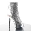 Pleaser - DELIGHT1018G Bottes de plateforme - Couleur argent Product image